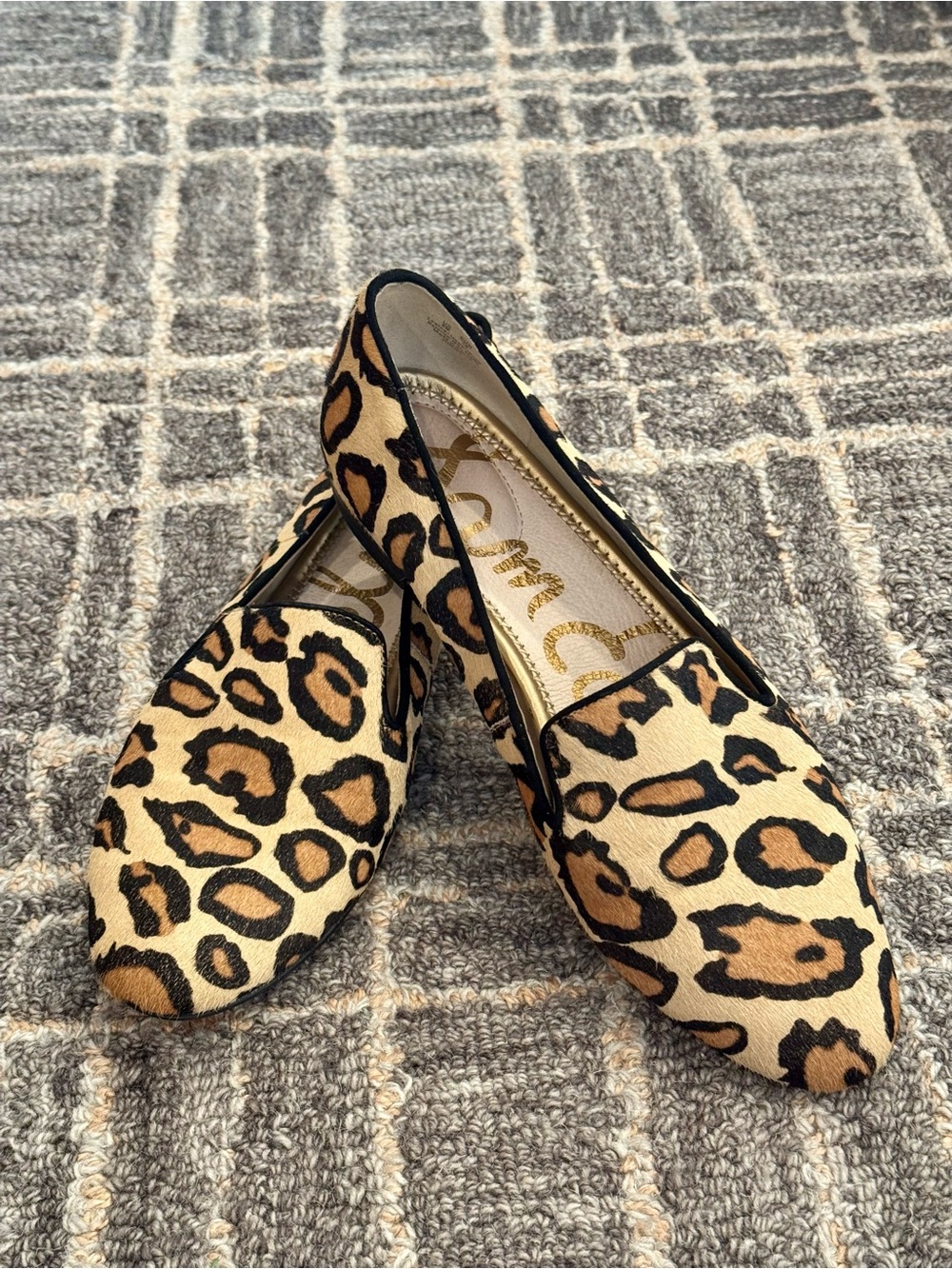 Sam Edelman Leopard Print Jordy Loafer - Picture 2 of 6